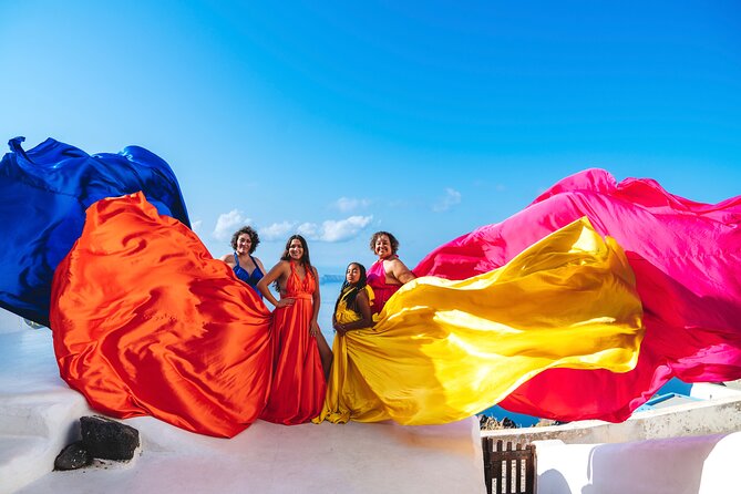 Santorini flying dress photo - Key Points to Know Before You Go