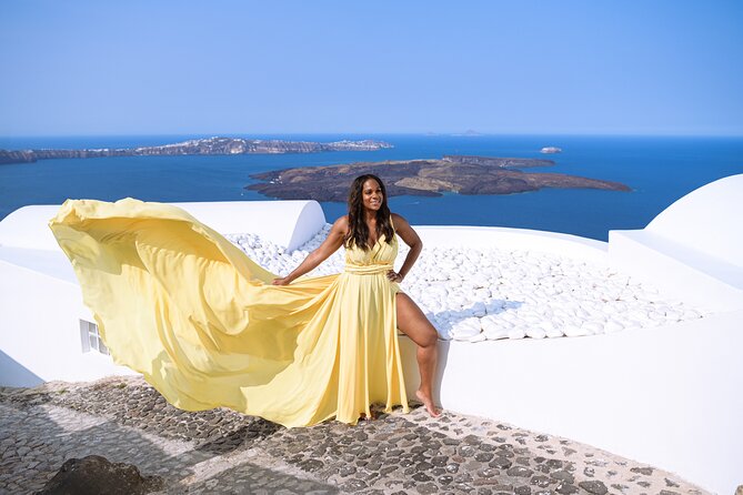 Santorini Flying Dress Photo Session Experience - The People Factor: Why Reviews Keep Mentioning Chris and His Team