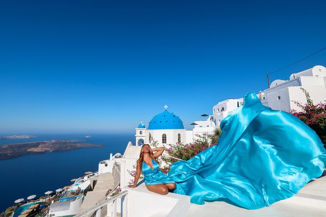 Santorini Flying Dress Photography - Key Highlights You Can Expect in Your Santorini Flying Dress Shoot