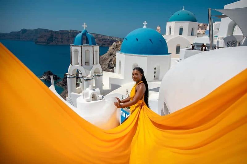 Santorini: Flying Dress Photoshoot - Who Should Book This Santorini Flying Dress Photoshoot