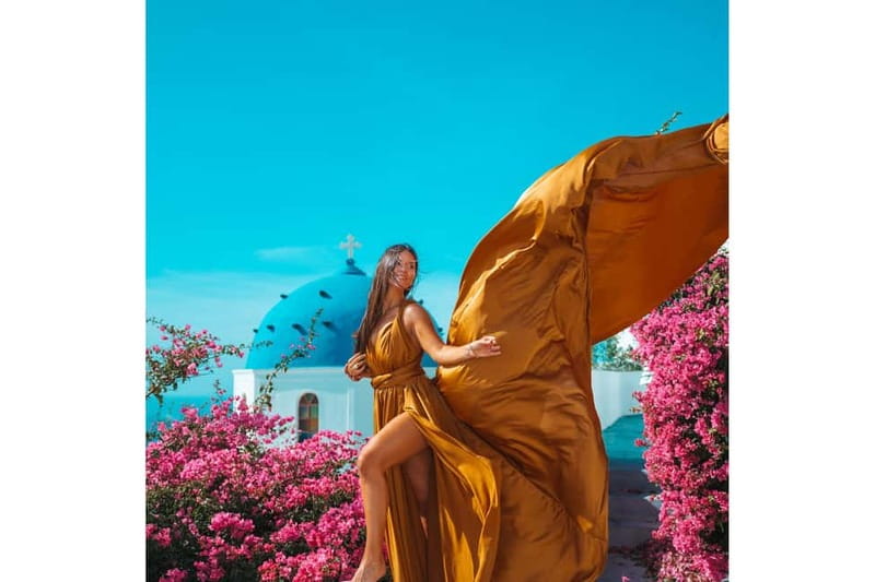 Santorini: Flying Dress Photoshoot with Edited Photos - Should You Book This Santorini Flying Dress Photoshoot?