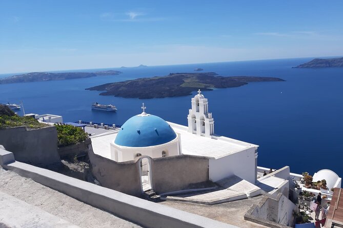 Santorini Full Day Trip by Santo Luxury Escape - Meeting point near the Santorini cable car, with pickup options