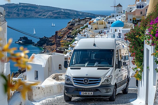 Santorini: Full Island Tour & Sunset with Local Guide & Pick-up - Profitis Ilias Monastery: views at 700 meters plus cultural context
