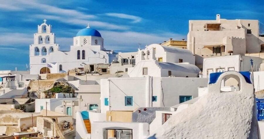 Santorini: Guided Island Day Trip with Beach Visit - Pyrgos village: Santorini without the rush