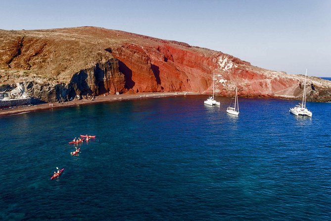Santorini Guided Sea Kayaking with Light Lunch and Pick-up Option - What to pack for a kayak day from Mesa Pigadia