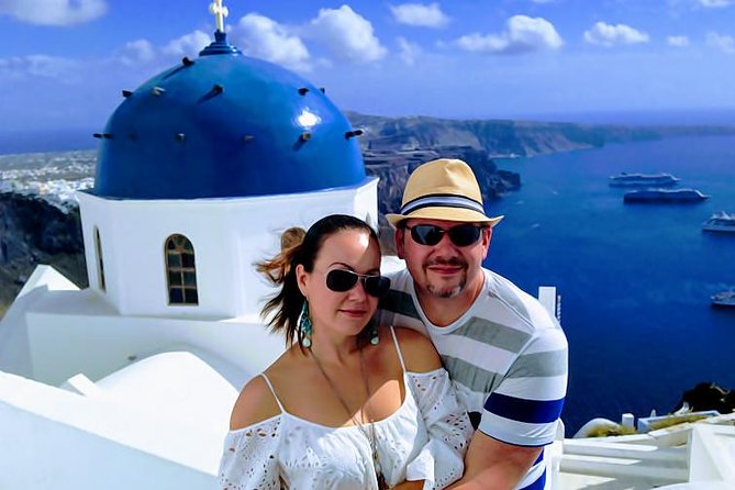 Santorini Half-Day Private Tour - Firostefani Blue Dome Church: A Quick Photo Stop With Real Icon Power