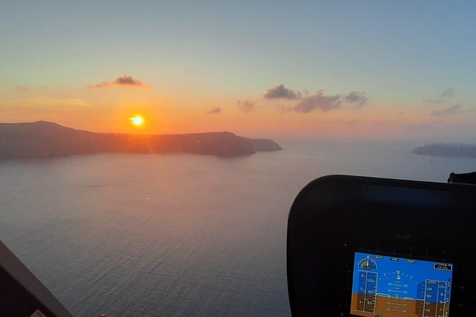 Santorini Helicopter Sightseeing 20 min - Single Tickets - Red Beach and the Akrotiri area from the sky