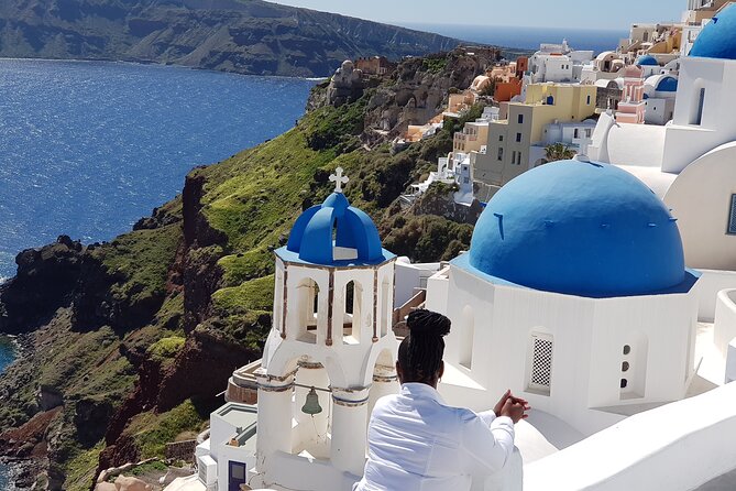 Santorini Highlights Private Tour Hidden Gems & Iconic Views 6-h - Firostefani’s fast walk from Fira, and Agios Gerasimos photos