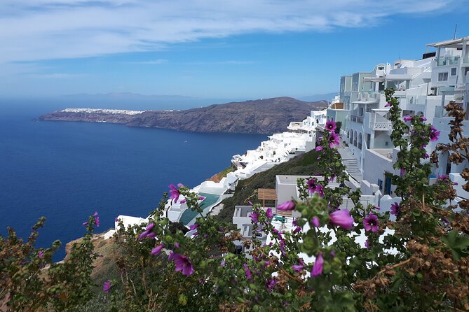 Santorini Highlights& Wine Tasting Private Tour - Profitis Ilias monastery: the first big view you feel in your bones