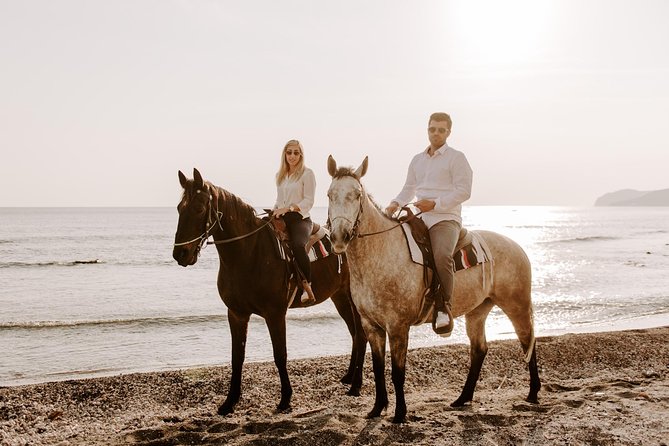 Santorini: Horse Riding to the Black Sandy Beach (Eros beach) - Helmets, Saddlebags, and How the Horses Actually Feel on This Route