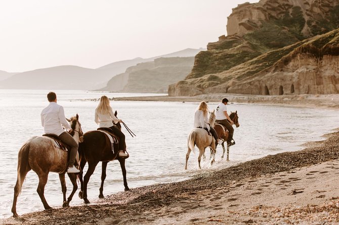 Santorini: Horse Riding to the Black Sandy Beach (Eros beach) - Price and Value: Is $120.94 Worth It?