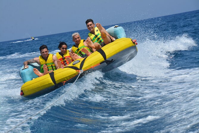 Santorini Jet Skiing, Tubing, and Kayaking Package - Meeting Your Team and Getting Set Up