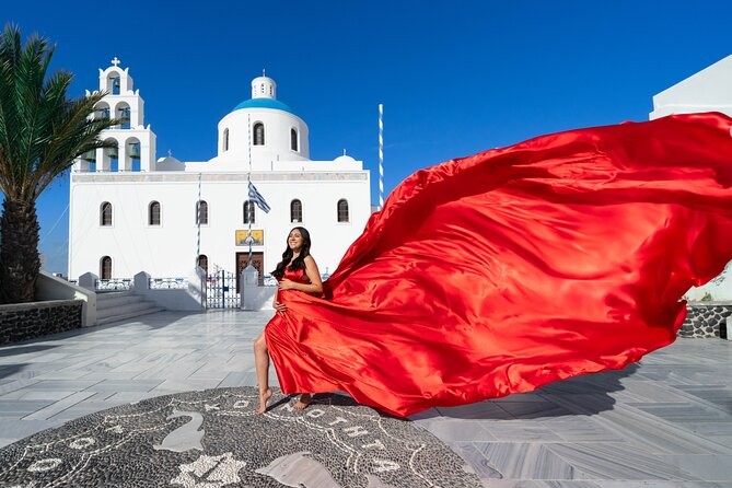 Santorini L.P. Photography Session - Making the most of Santorini in the background choices