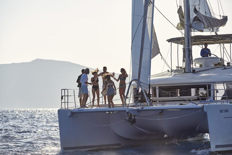Santorini: Luxurious Catamaran Cruise with Meal & Open Bar - Weather and operational changes: how to handle them without stress