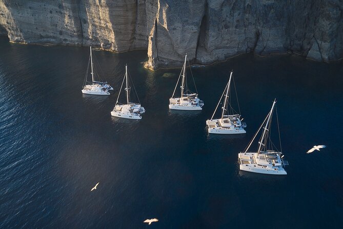 Santorini: Luxury Catamaran Cruise with Fresh Fish BBQ & Drinks - Snorkeling equipment: what’s included and how to make the most of it