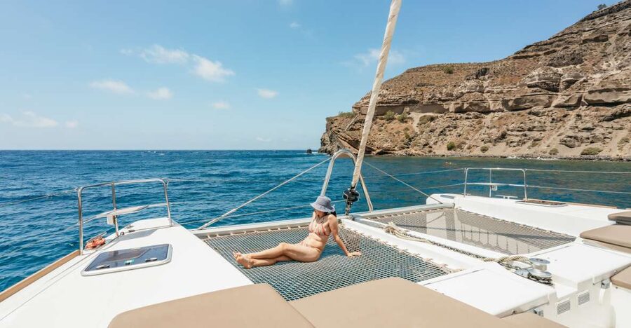 Santorini: Luxury Catamaran Day Trip with Meal and Open Bar - Why This Santorini Catamaran Feels Like a Real Day Out