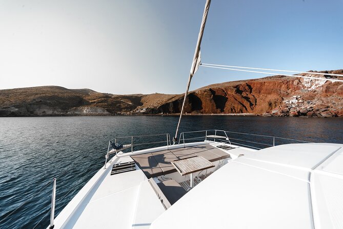 Santorini Luxury Catamaran Private Cruise - Vlichada Pickup, Shoe Rules, and the Little Things That Matter