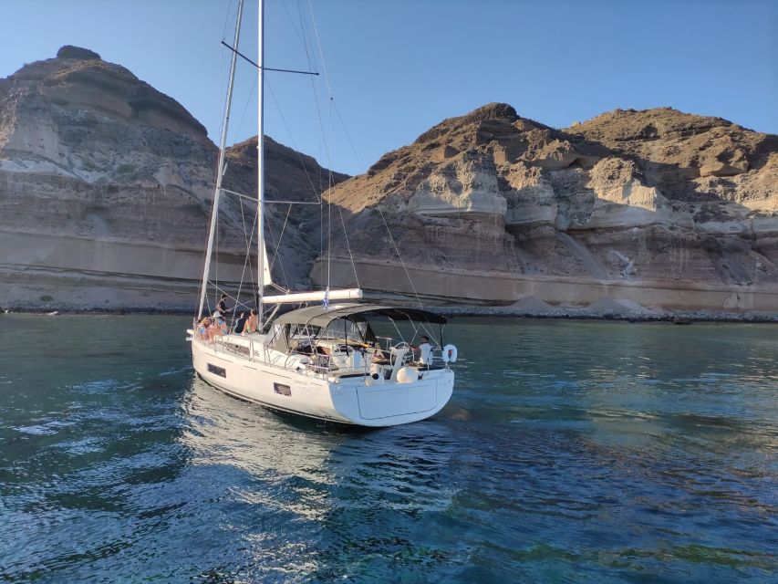 Santorini: Luxury Private Sailing Cruise Experience - The Food Setup: Greek Lunch Menu and Dinner With Wine and Dessert
