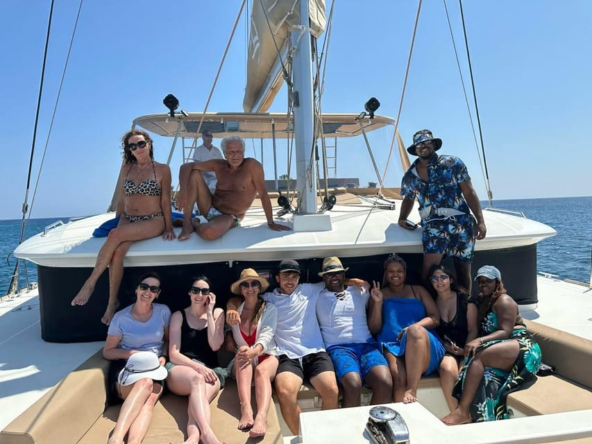 Santorini: Luxury Sunset Cruise with Dinner, BBQ, and Drinks - Hot Springs at Palea Kameni: The Warm Soak With a Stain-Prone Reality