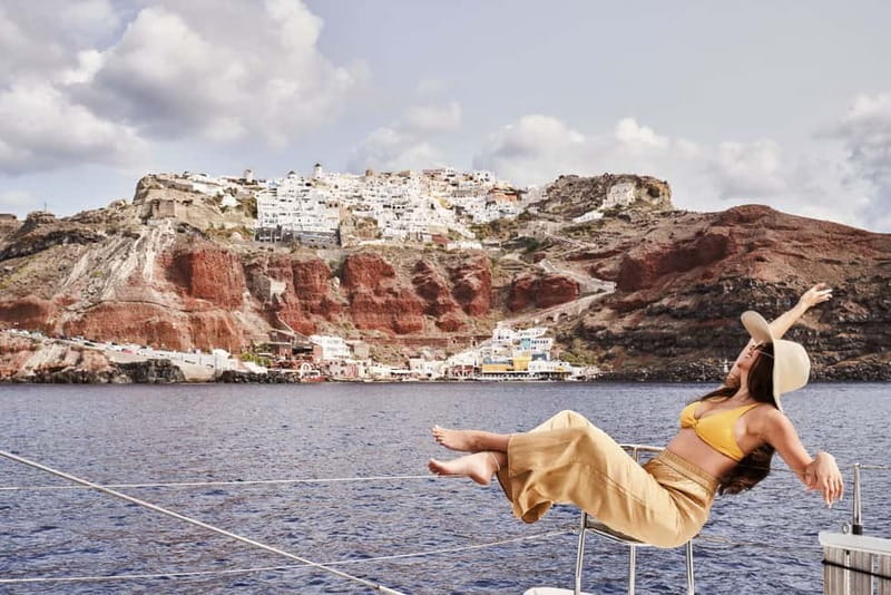 Santorini: Majestic Catamaran Cruise with Meal and Drinks - Price and value: is $159 per person a fair deal?