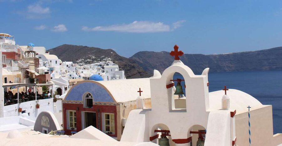 Santorini: Mesa Gonia, Pyrgos and Oia Tour - Pyrgos Village at the Island’s High Point, Byzantine and Venetian Together