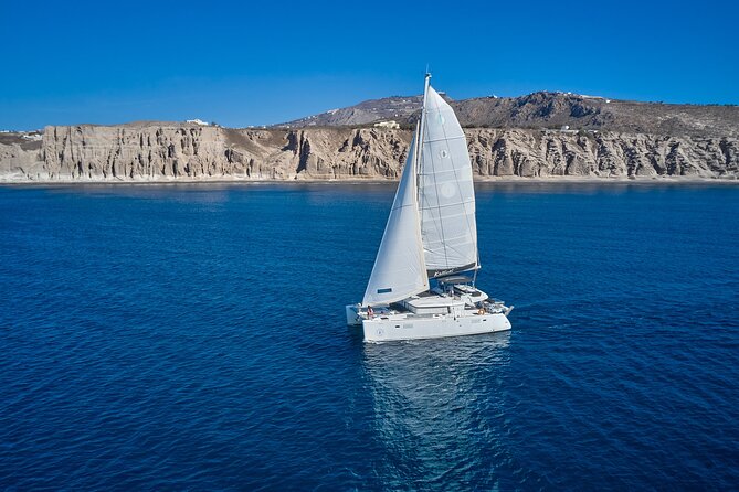 Santorini Oia: Caldera Private Day Cruise with BBQ & Drinks - Snorkeling gear is included, but your timing still matters