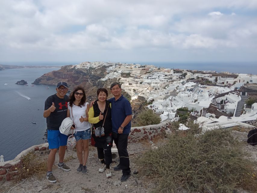 Santorini Panoramic Firostefani & Oia Blue Dome Private Tour - Optional Cliffside Winery: When Wine Comes With the Volcano View