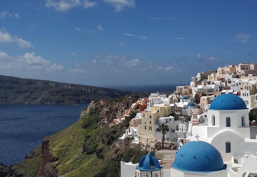 Santorini Panoramic Firostefani & Oia Blue Dome Private Tour - Getting There From Thera Without Losing the Day