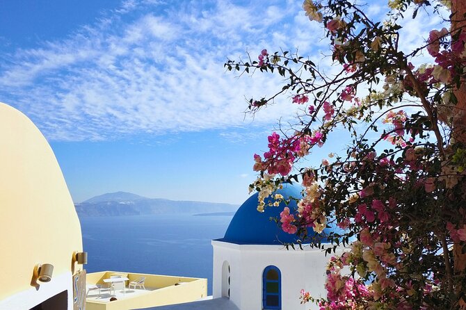Santorini Panoramic Firostefani & Oia Blue Domes Private Tour - The Three Blue Domes photo moment: short stop, big payoff