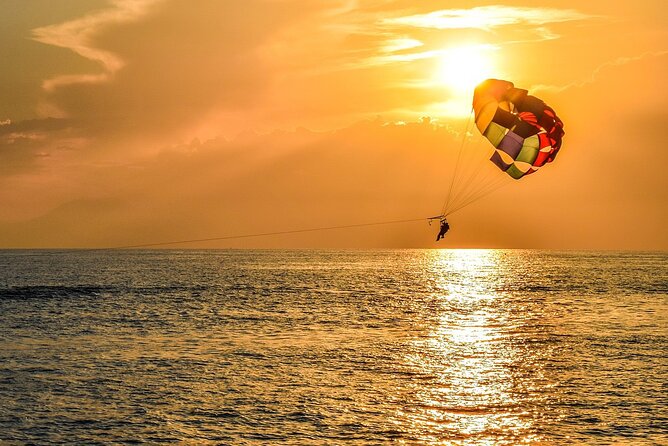 Santorini: Parasailing Flight Experience at Black Beach - Choppy Waves While You Wait: How to Handle Sea Sickness Risk
