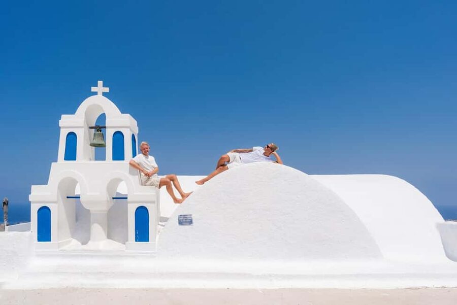 Santorini Photoshoot: Imerovigli or Fira - Value Check: $147 Per Group Up To 5, For a Real Photo Deliverable