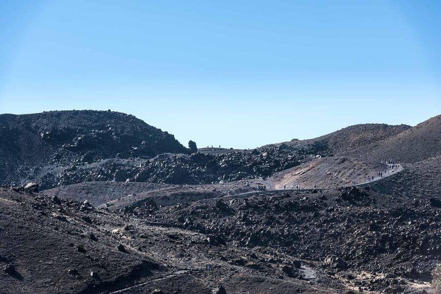 Santorini Port: Cruise to Volcano, Hot Springs & Thirassia - Nea Kameni volcano hike: what you should expect on the crater trail