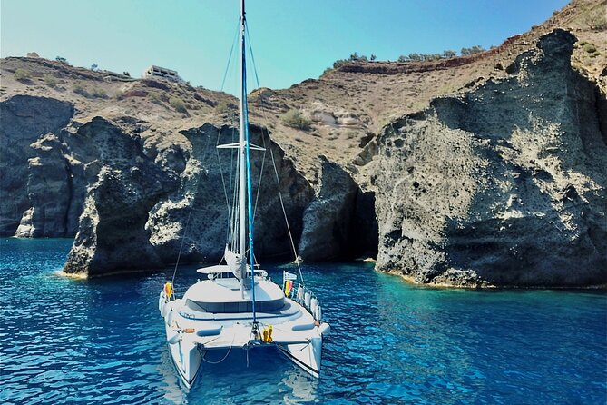 Santorini: Premium Small-Group Catamaran Cruise with Food/Drinks - Premium Small-Group Sailing That Feels Less Like a Cattle Call
