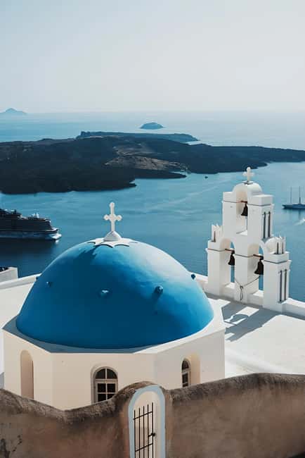 Santorini: Private 3-Hour Highlights Guided Tour with Pickup - Fira: Three Bells Photo Stop Plus a Quick Orientation