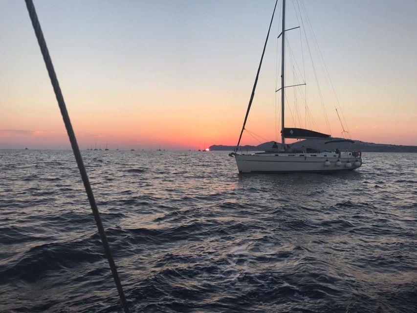Santorini: Private 5-Hour Sunset Sailing Tour with Dinner - The Thirassia stop: clear water, snorkeling gear, and a real break