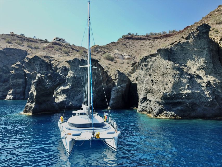Santorini: Private All-In Catamaran Cruise, with Food|Drinks - Key things I’d circle before you book