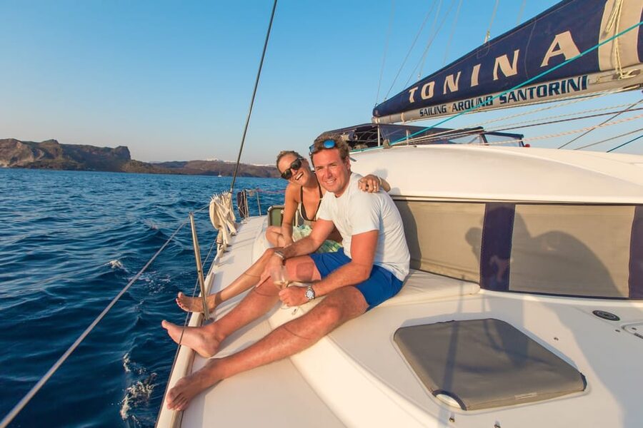 Santorini: Private Catamaran Cruise with Food & Drinks - The Swim and Snorkel Stops That Make This Cruise Feel Like a Day at Sea