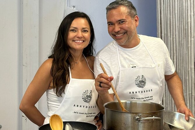 Santorini Private Cooking Class and Island Tour Experience - Anhydrous Winery: where the cooking class becomes the main event