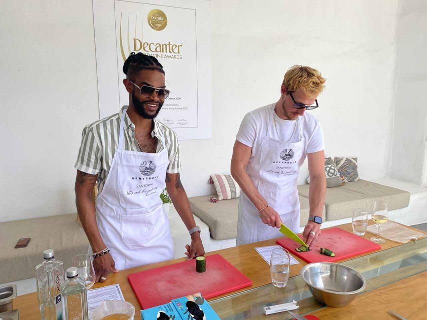Santorini: Private Cooking Class and Wine Tasting Tour - Two traditional wineries and eight Santorini wines