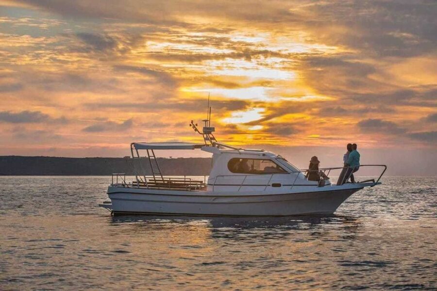 Santorini Private Cruise boat fishing tour - BBQ, Snorkeling - What 5 hours on the water feels like