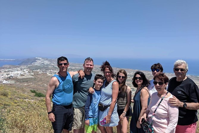 Santorini Private Custom Tour 6 - Hours - Firostefani and the Blue Domed Church viewpoint shortcut