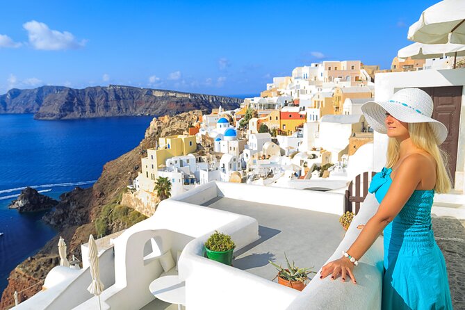 Santorini Private Custom Tour 6 - Hours - Imerovigli, Skaros Rock, and the balcony-of-the-Aegean viewpoint