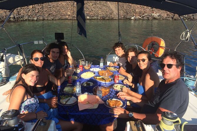 Santorini Private Daytime Sailing Cruise with Meal, Drinks &Transfer included - Volcano Crossing and Hot Springs Views: Seeing the Caldera Like a Geologist