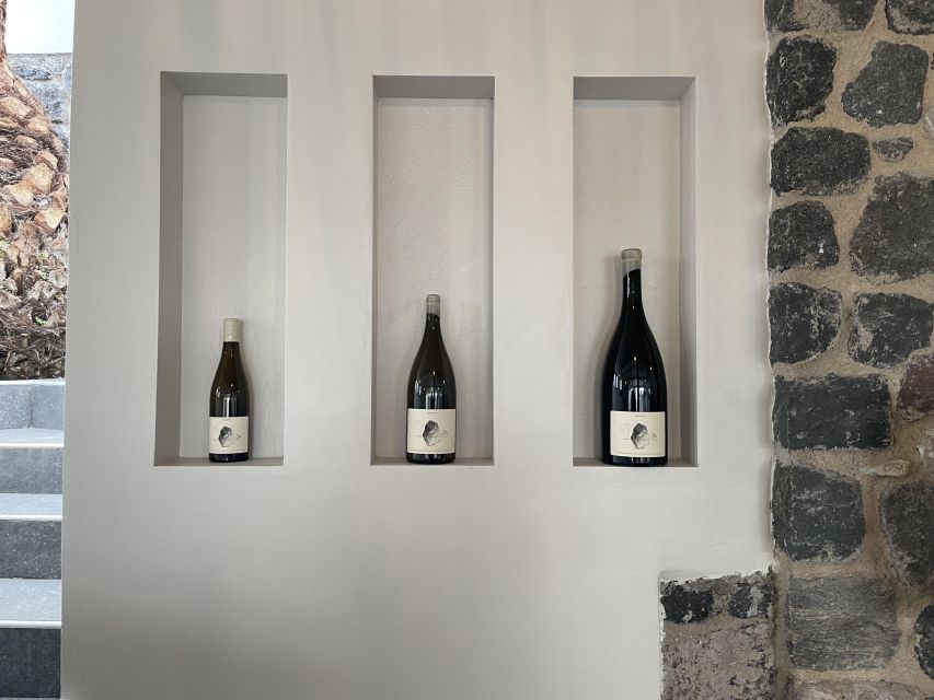 Santorini Private Daytime Wine Tour with Certified Sommelier - Estate #2 options: Gaia’s beach-side transformation and Venetsanos by the port