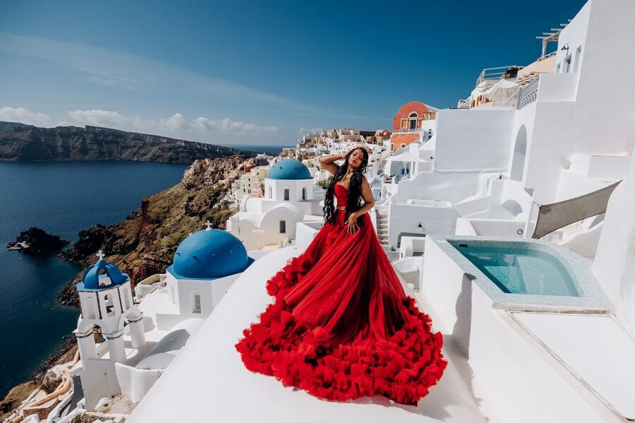 Santorini: Private Flying Dress Photoshoot Experience - Key highlights you should know