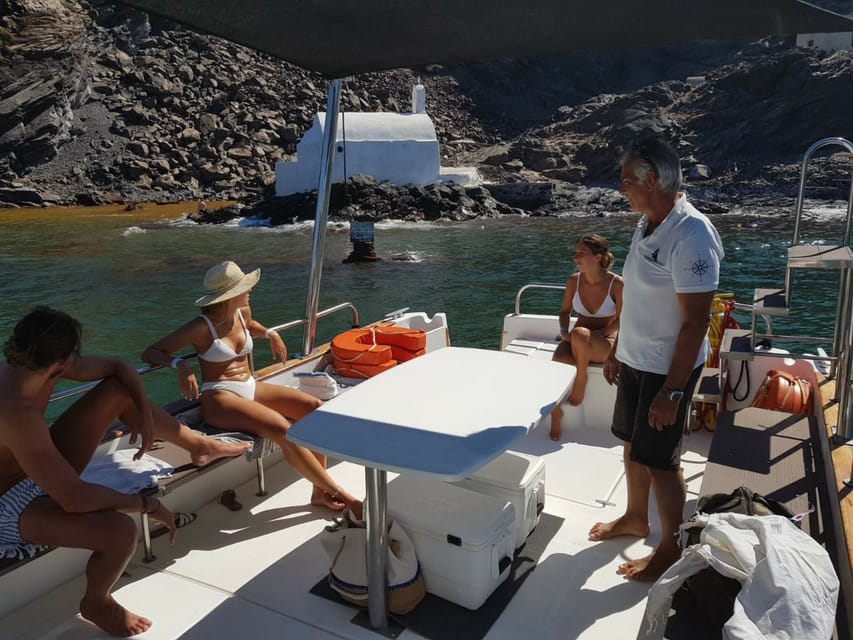 Santorini: Private Motorboat Cruise and Volcano Hike - What to bring, and what not to bring