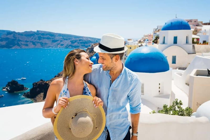 Santorini: Private Oia Village Photoshoot - What happens after: your edited digital photos arrive online