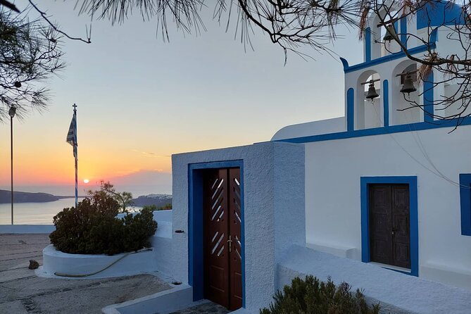 Santorini Private Picnic Sunset Tour - Stop 3: Imerovigli for the blue-domed church photo time