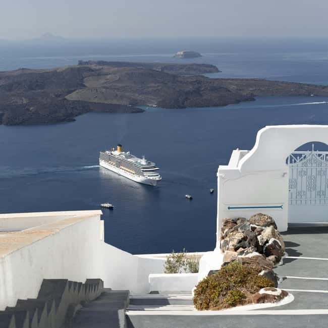 Santorini: Private Shore Excursion for Cruise Passengers - Getting Back to the Cable Car and Your Cruise Timing
