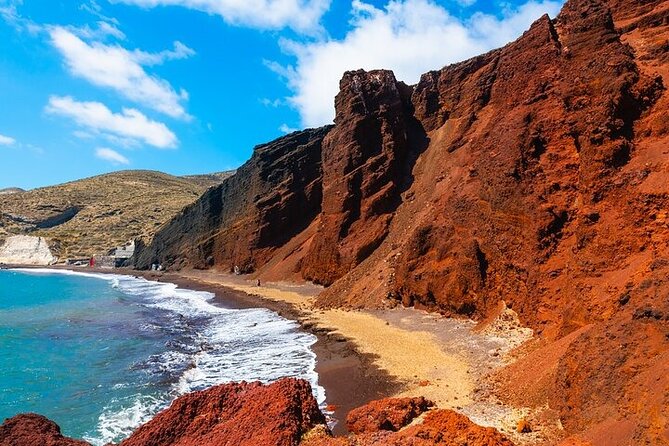 Santorini Private Shore Excursion : Oia, Caldera Views & Beaches - Red Beach: a volcanic color show in 45 minutes